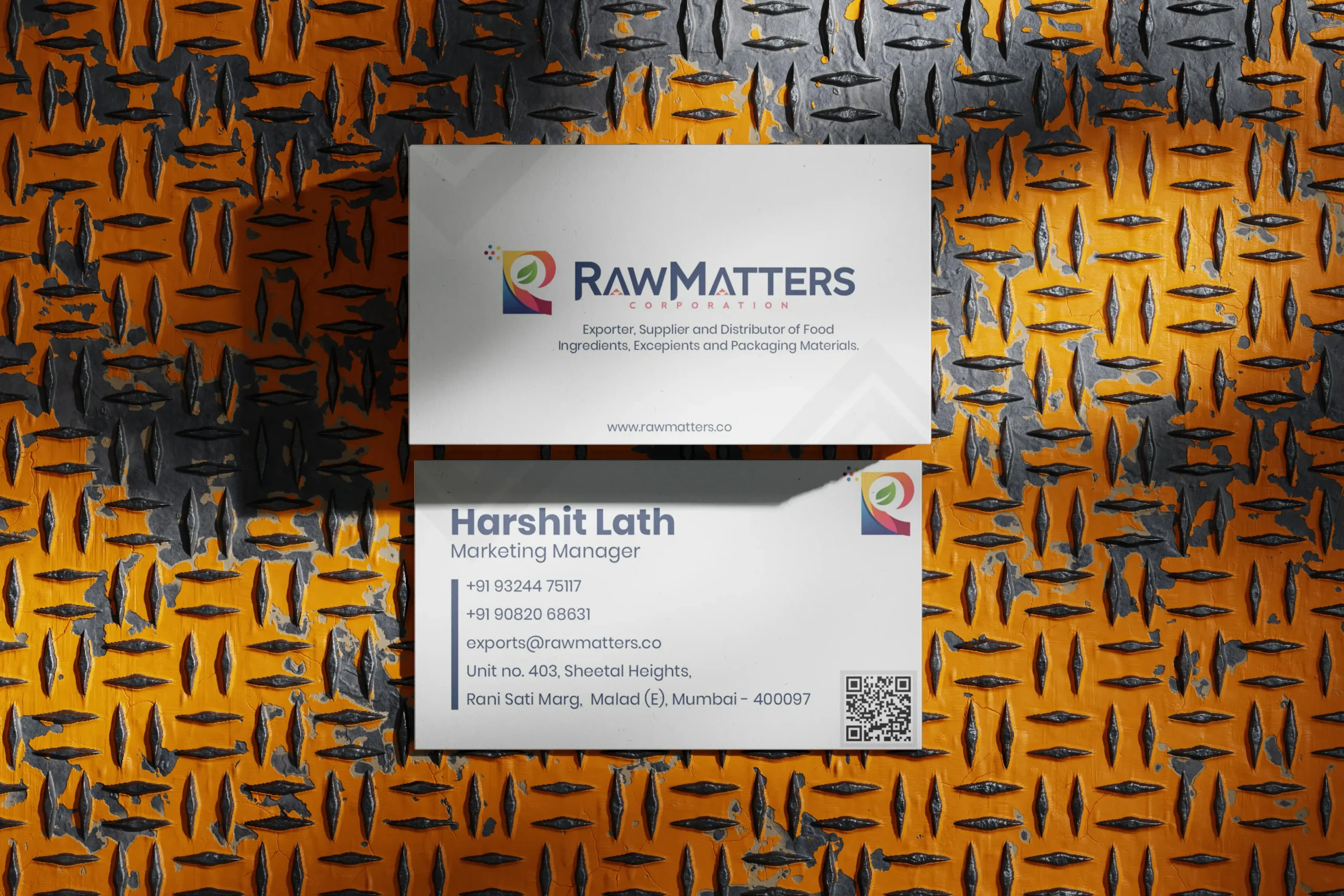 rawmatters visiting card 2