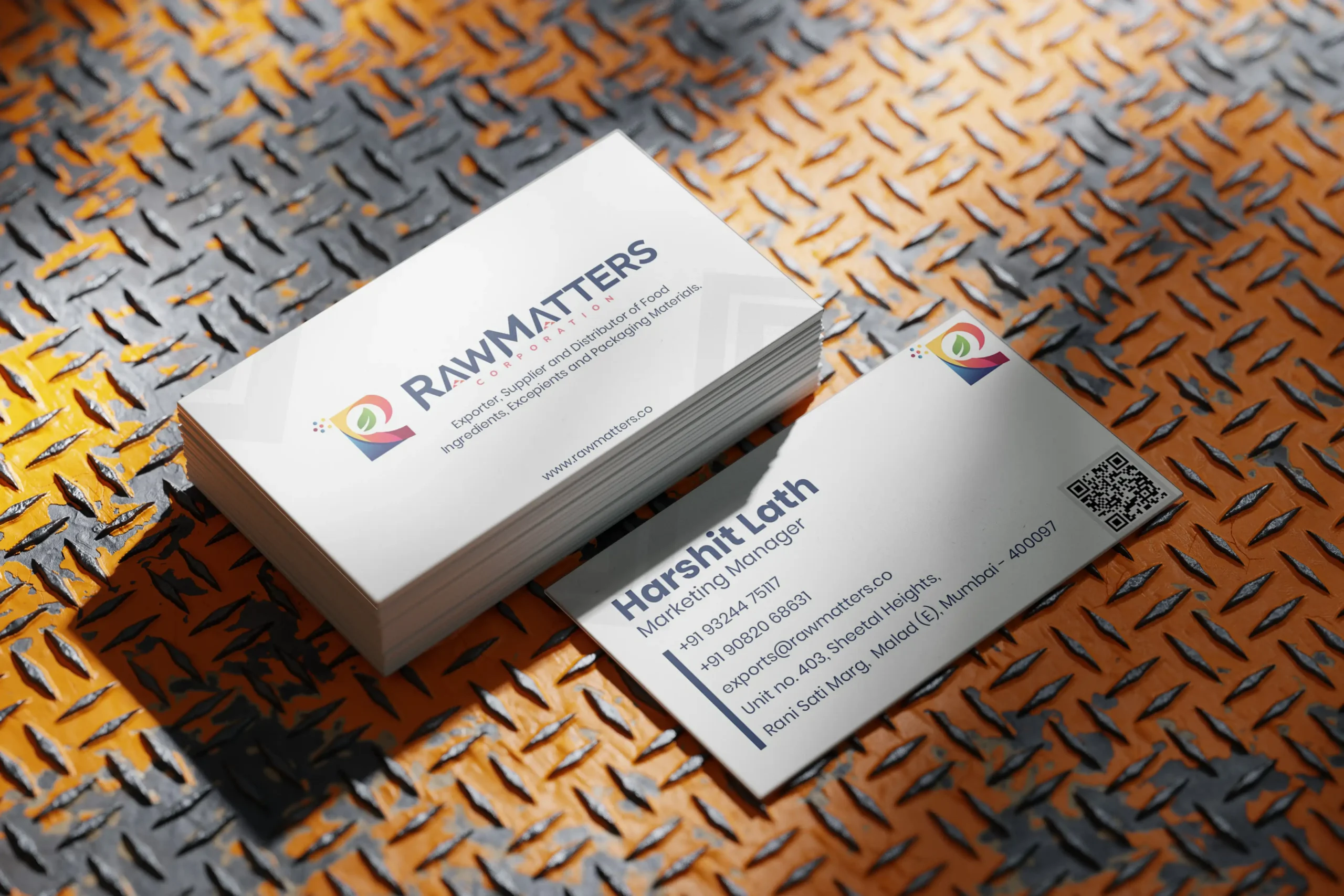 rawmatters visiting card 3